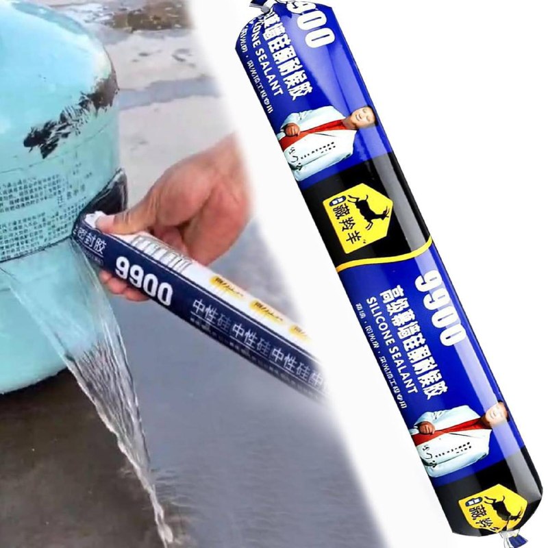 Waterproof Silicone Sealant, Fast Fixing Fast Drying Roof Adhesive Aquarium Sealant (Pack of 3)