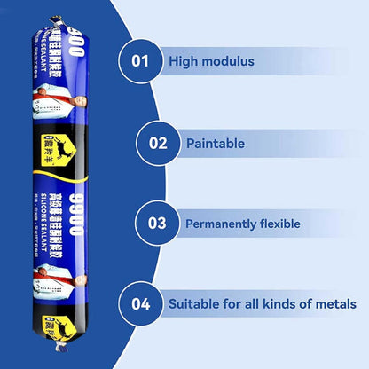 Waterproof Silicone Sealant, Fast Fixing Fast Drying Roof Adhesive Aquarium Sealant (Pack of 3)